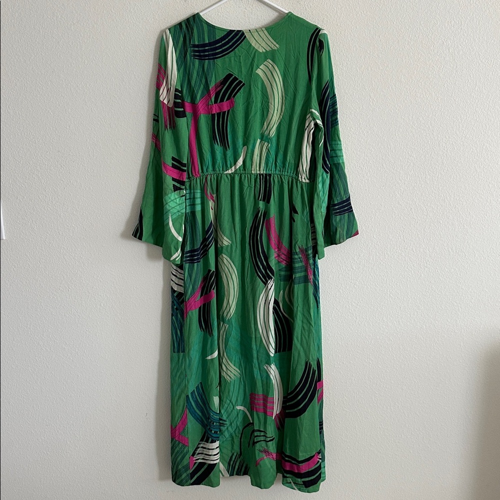 The Odells Anthropologie Paloma Paint Swipe Kimono Maxi Dress - Picture 9 of 10